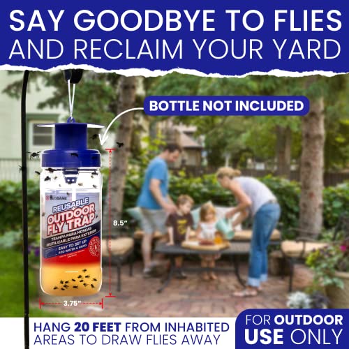 Fly Bait Fly Trap Refill Packets 3x1oz. Non Toxic Dissolvable Granules Work with All Reusable Flies Traps Outdoors Attractant. Flies Trap Bait Magnet Ranch Flytrap Outdoors. Cebo para Moscas - size: 3pack