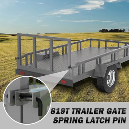 4Pack 819T Trailer Gate Spring Latch Kit with Spring & 2 Style Pins - color: 4 PCS
