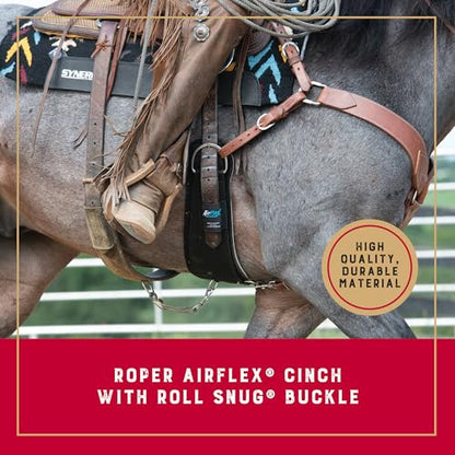 Weaver Equine Airflex Roper Horse Cinch, Anti-Slip Nylon Webbing