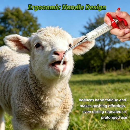 3 Pack Goat Milk Feeder Supplies, 20ML Livestock Feeder for Goats