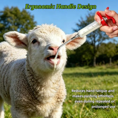 3 Pack Goat Milk Feeder Supplies, 20ML Livestock Feeder for Goats