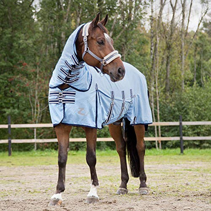 Horze Freja Horse Fly Sheet with Belly Band, Equine Fly Sheet for Horses - size: 72 in