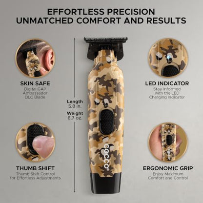 Cocco Hyper Veloce Pro Trimmer, Digital Gap Graphene Blade Edger - color: Camo