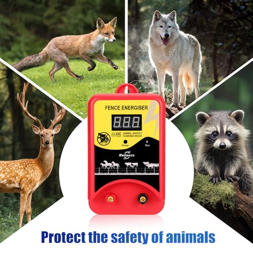 Electric Fence Charger for Livestock, Electric Fence Charger, Fence Energizer 12KV Effectively Repel Predators, Fence Charger Ensure Secure Livestock Containmen,Supply for Diverse Farm Needs - size: style 1