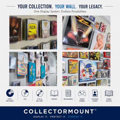 CollectorMount™ DVD & Video Game Display Wall Mount & Shelf Stand, 5 Pack - size: 5 Pack