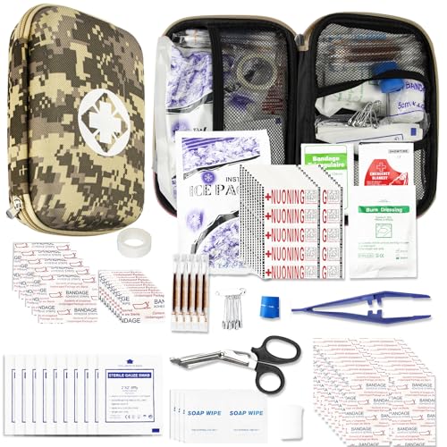 276Pcs Business First Aid Emergency Industrial First Aid Kits Basic Refill Supplies for Workplace Business Camouflage - color: 276pcs-camouflage