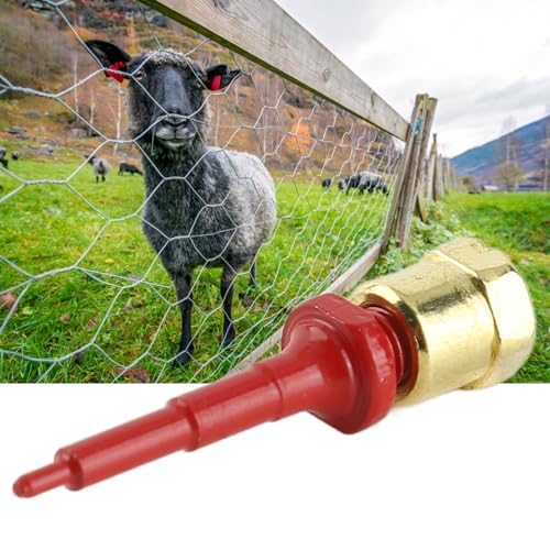 Ear Tag Needle Pin, Stainless Steel Replacement Applicator Pin for Livestock Tagging Silver 3.4cm 1 Pack