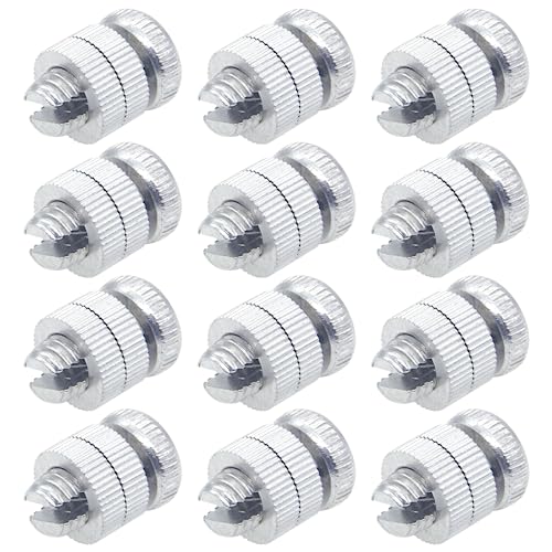 Electric Fence Wire Connectors, 12-Pack Aluminum Split Bolts for 12-17 Ga