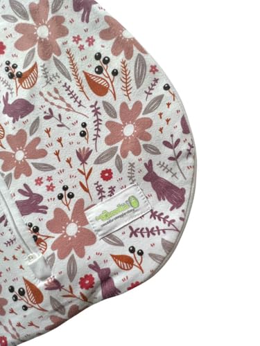 Woombie Grow with Me Baby Swaddle - Convertible Self-Soothing Swaddle Fits Babies 0-18 Months - Expands to Hands-Free, Legs-Out Wearable Blanket - Bunnies - color: Bunnies, style: Grow With Me