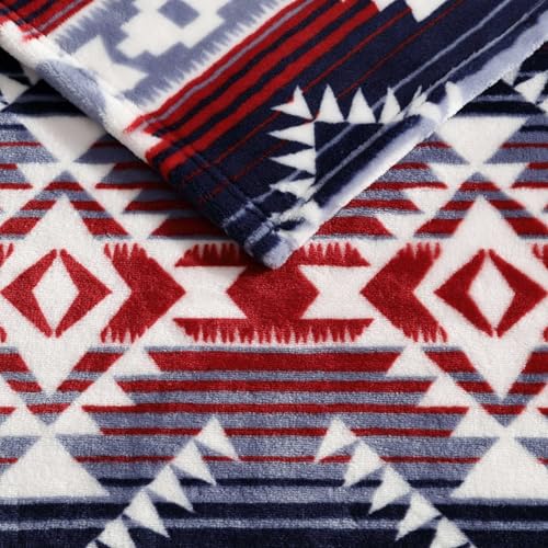 Wrangler - Blanket, Polyester, Medium Weight, Year-Round Comfort - color: Jericho Red, size: 50" x 70"