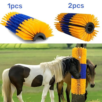 Livestock Scratching Brush 2 Pack, Itch Relief Goat Scratching Post - size: 2 pack