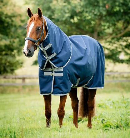 Amigo® Ripstop 900D Plus Turnout 0g - Navy/Titanium Grey, 72 inches - color: Navy/Titanium Grey, size: 72 inches