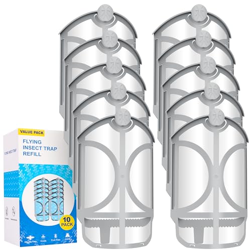 10 Pack Flying Trap Refills Compatible with Flying Insect Trap Refill