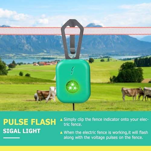 Pulse Flash Electric Fence Tester with LED Indicator, 2 PCS - style: 2 Pack