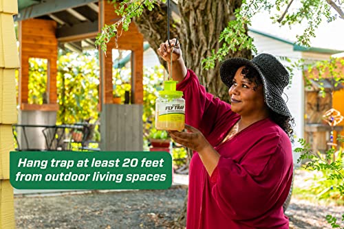 RESCUE! Outdoor Fly Trap - Reusable - 12 Traps