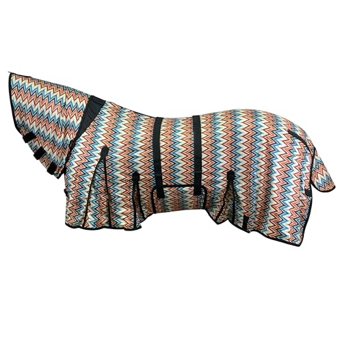 Showman Chevron Mesh Fly Sheet w/Neck Cover