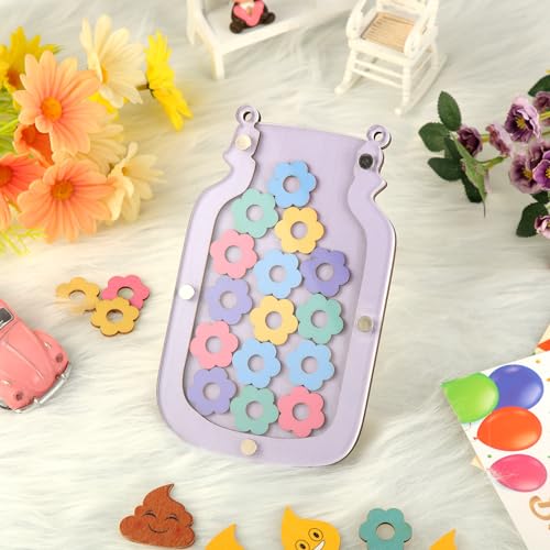 Qunclay Potty Training Jar with Stars for Toddlers,Daisy Style - style: Daisy Style
