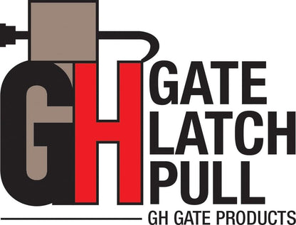 GH Gate Latch Complete Outdoor gate Latch for Wooden Gates operates from/on Both Sides of Fence Patented Dual Sided Operation. Wooden Fence Latch Vinyl Gate Latch Metal Fence Latch Universal fit