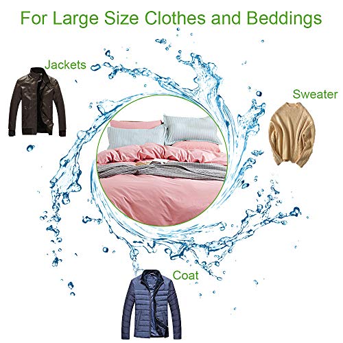 OTraki 2 Pack Extra Large Laundry Mesh Bag 43 x 35 Inch Mesh Laundry Bag Zippered Big Net Bag for Blanket Sweater Coat Bedding Sheet in Home Dorm Hotel Don't Drying, Melting 140-176℉, White - size: 35 x 43 inch