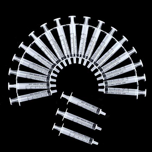 Frienda 20 Packs Syringes Without Needles,2.5 Ml - size: 2.5 ml