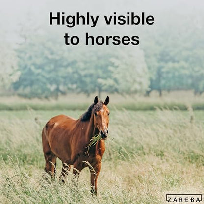 Zareba Elite Electric Polybraid Fence for Horses - 1000 ft, Highly Visible Electric-Horse Fence, 4 Tinned Copper Strands, Polybraid, EL1000C4-Z (Pack of 2) - size: 1000 ft. (Pack of 2)
