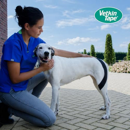 VETKIN Canine & Equine Kinesiology Tape Blue Veterinary Tape 2.4in - color: Blue