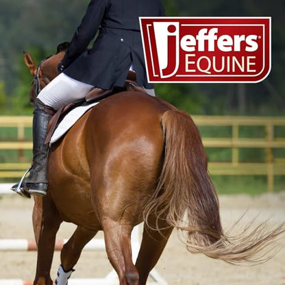 Jeffers Equine LuxeLeather Heavy Oiled Western Leather Horse Reins – Split, Laced & Roping Styles with Tie or Snap Ends for Riding & Training - size: 5/8" x 8'