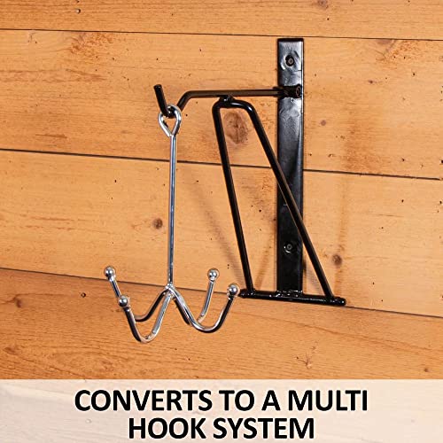 Schneiders Easy-Up Wall Mount Collapsible Utility Hanger Essential Stable Accessory | Wall Mount | Collapsible Design | Multipurpose Utility Hanger | Guaranteed Durability