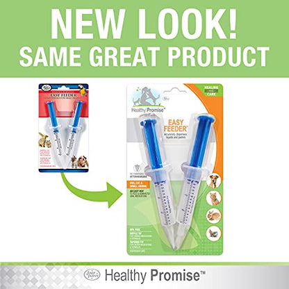 Four Paws Healthy Promise Easy Feeder Pet Feeding Syringe, 2 Count