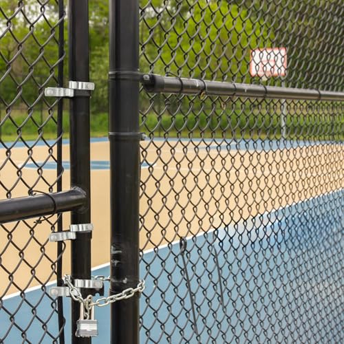 1-5/8"x 1-5/8" Chain Link Fence Gate Post Female and Male Hinge 2 Pack | Chain Link Fence Hinges Heavy Duty Galvanized Steel Chain Link Gate Hinge Kit with Bolts & Nuts - size: 1-5/8" x 1-5/8"