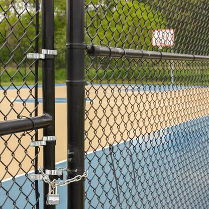 1-5/8"x 1-5/8" Chain Link Fence Gate Post Female and Male Hinge 2 Pack | Chain Link Fence Hinges Heavy Duty Galvanized Steel Chain Link Gate Hinge Kit with Bolts & Nuts - size: 1-5/8" x 1-5/8"