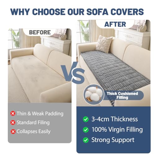 Waterproof Couch Cover for Dogs Washable (Light Grey, 27.6" x 59") - color: Waterproof Grey, size: 27.6"x 59.06"
