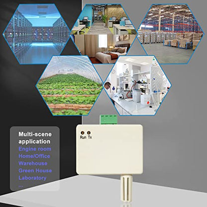 Temperature and Humidity Sensor Combined Transducer with Modbus RS485, Industrial High Accuracy Monitoring Sensor - size: RS485-S