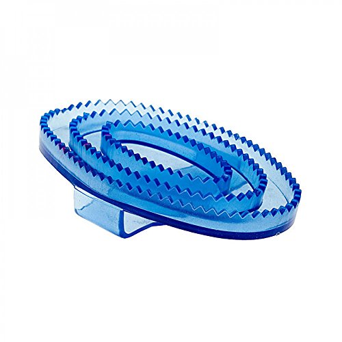 Horze Flexible Rubber Curry Comb - Small - Blue - One Size - color: Blue
