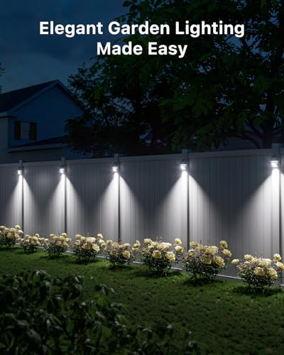 4 Pack Metal Solar Fence Lights Cool White Lamp with Motion Sensor | Stainless Steel, Polished Silver Finish, Waterproof, Outdoor Security Lighting for Post Siding, Stair, Path, Yard, House Wall - color: Silver