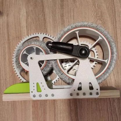 Wool Drum Carder Fiber Carding Machine with Hand Crank Remove Fiber Impurities Fast Color Mixing Wool Blending Wheel Ideal for Carding Fibers and Making Felt Projects