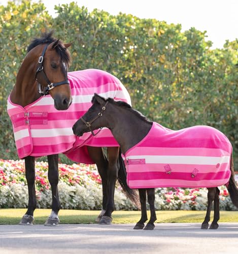 Horseware® Newmarket Petite Fleece Cooler - Witney Pink, 36 inches - size: 36 inches