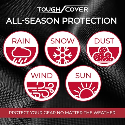 Tough Cover Snow Blower Cover, Basic 210D, Standard Fit, Black - color: Basic Standard - Black