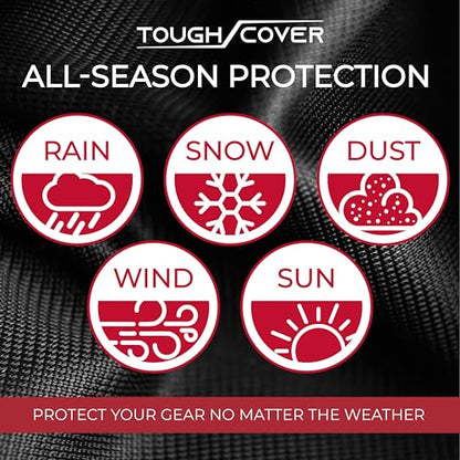 Tough Cover Snow Blower Cover, Basic 210D, Standard Fit, Black - color: Basic Standard - Black