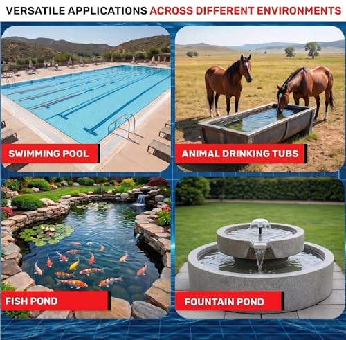 A.I.FORCE 1/2 Inch NPT Float Valve 4-Pack for Livestock Troughs