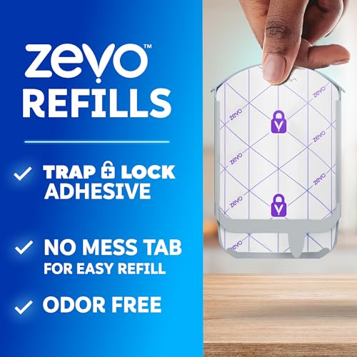Zevo Flying Insect Trap Refill Cartridges for Fruit Flies & Gnats, 10 Count - style: 10 Refill Cartridges
