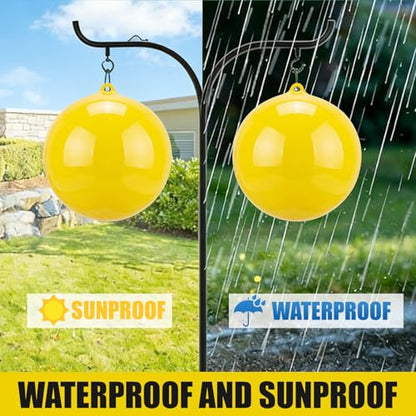 Fly Trap Ball for Horse, Deer, Yellow, Greenhead Flies - color: Gnat Fly Ball Trap
