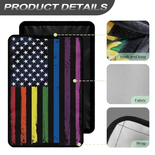 Colourful American Flag Print RV Door Windows Shade Universal Travel Trailer Sun Shade 17.3"x 26" Inches RV Entry Door Window Shade RV Blackout Shades Sunproof Keep Car Cool - color: Colourful American Flag