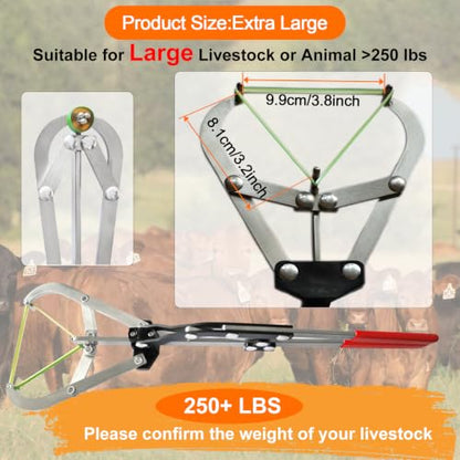 Cattle Banding Tool, Extra Large Castration Kit for Calves Large Livestock