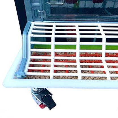 Hatching Time 9.5" Chick Brooders – Stackable with Automatic Heating, Modular Design, Easy to Clean, Ideal for Quail, Pheasant, and Baby Chicks (1 Layer) - style: 3 Section, 1 Layer