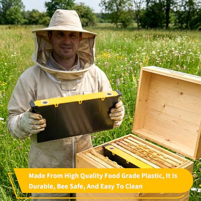 Feeder Beehive Frame 2 Pack 3.5 L Bee Feeder Update Feeder Deep Frame Water Feeder Beekeeping Supplies Equipment Tools - size: 2 Pack 3.5 L