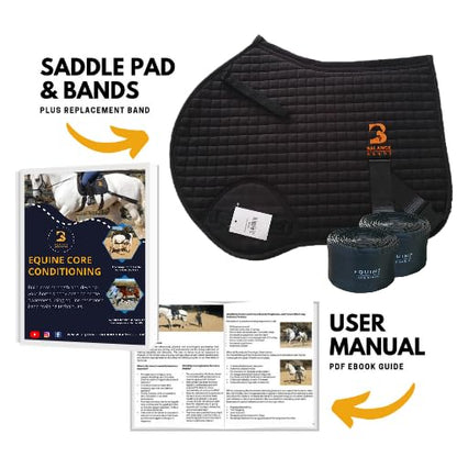 Core Conditioning Saddle Pad & Band System for Horses - style: Jump