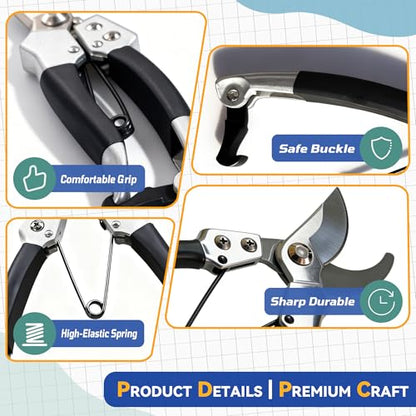 Goat Hoof Trimmers & Farrier Shears, Hoof Trimmers For Goats and Sheep - color: Curved Blade