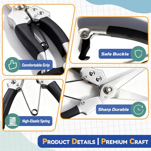 Goat Hoof Trimmers & Farrier Shears, Hoof Trimmers For Goats and Sheep - color: Straight Blade
