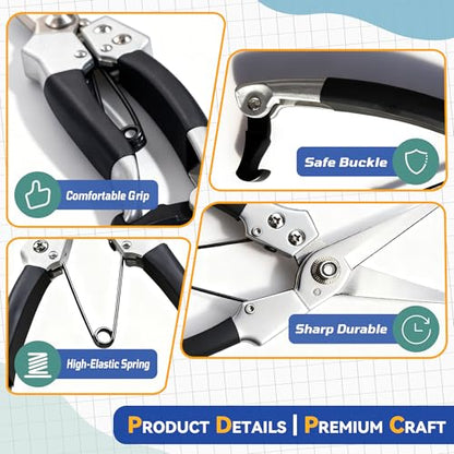 Goat Hoof Trimmers & Farrier Shears, Hoof Trimmers For Goats and Sheep - color: Straight Blade